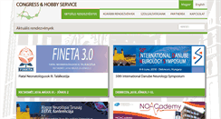 Desktop Screenshot of congress-service.hu